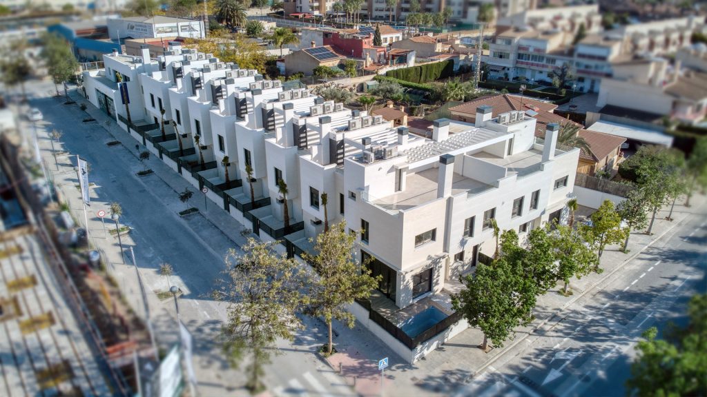 Residencial de chalets de obra nueva en San Juan de Alicante